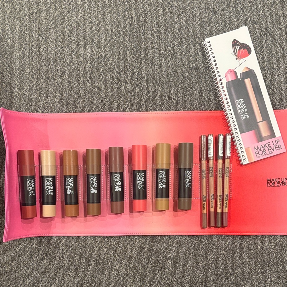 Makeup Forever Artist Color Stick Collection - Red, Gold, Brown